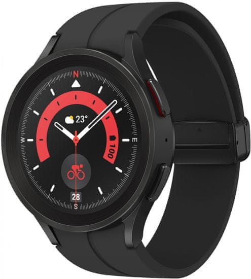 SAMSUNG Galaxy Watch 5 Pro 45 mm LTE, Black Titanium