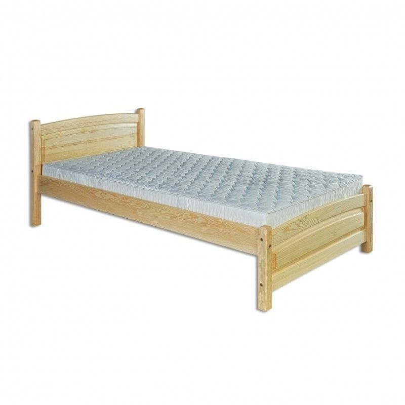 eoshop Drevená posteľ 90x200 LK125 (Farba dreva: Orech)