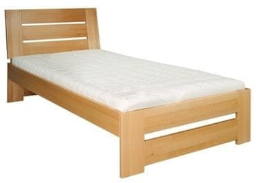eoshop Drevená posteľ 100x200 buk LK182 (Farba dreva: Buk bielený)
