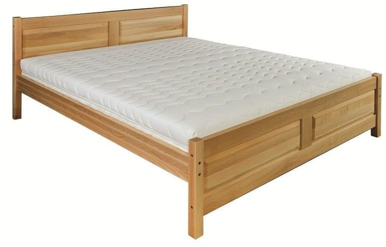 eoshop Drevená posteľ 160x200 buk LK109 (Farba dreva: Buk bielený)