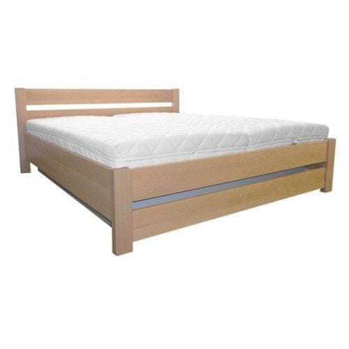 eoshop Drevená posteľ 120x200 buk LK190 BOX (Farba dreva: Buk prírodný)