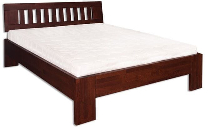 eoshop Drevená posteľ 160x200 buk LK193 (Farba dreva: Buk bielený)