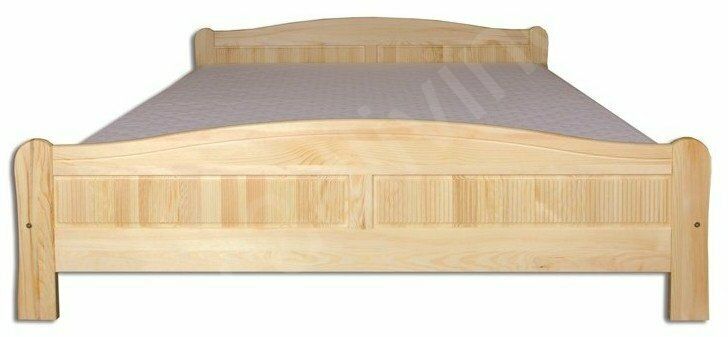eoshop Drevená posteľ 140x200 LK102 (Farba dreva: Gray)