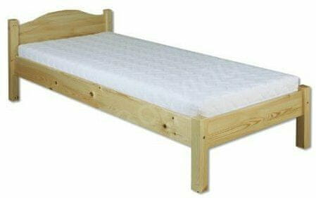 eoshop Drevená posteľ 80x200 LK124 (Farba dreva: Gray)