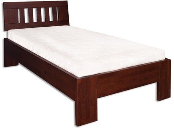 eoshop Drevená posteľ 80x200 buk LK183 (Farba dreva: Buk bielený)