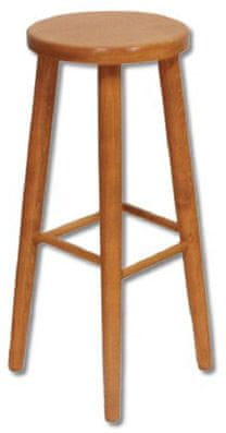 eoshop Barová stolička KT241 masív (Farba dreva: Buk prírodný)