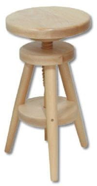 eoshop Otočná stolička KT243 masív (Farba dreva: Jelša)