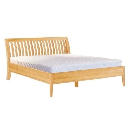 eoshop Drevená posteľ LK191 160x200, buk masív (Farba dreva: Gray)