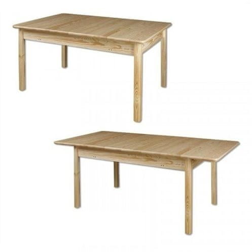 eoshop Rozkladacia stôl ST102 S140(200) masív (Farba dreva: Dub)