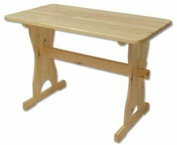 eoshop Jedálenský stôl ST103 S120 masív (Farba dreva: Orech)