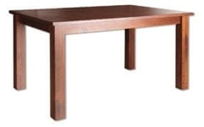 eoshop Jedálenský stôl ST170 S140 masív buk (Farba dreva: Rustikal, Hrana stola: S5)