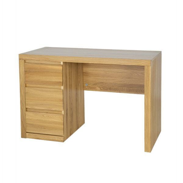 eoshop Písací stôl BR301,120x80x60, dub (Farba dreva: Medová)