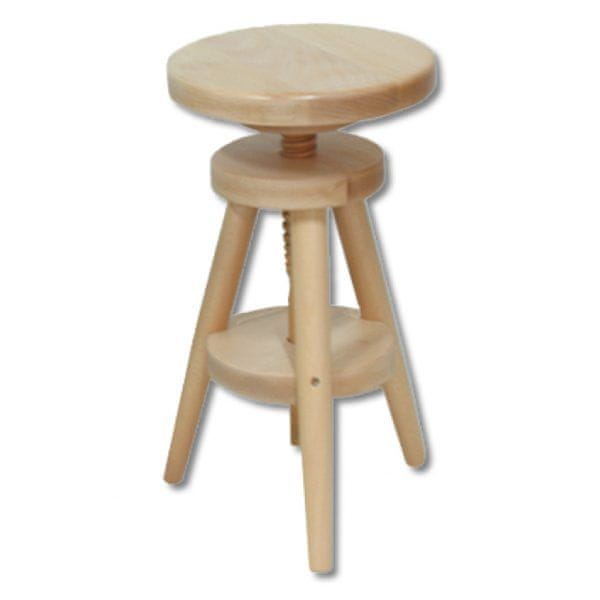 eoshop Drevená stolička KT243, v52-70, buk (Farba dreva: Dub)