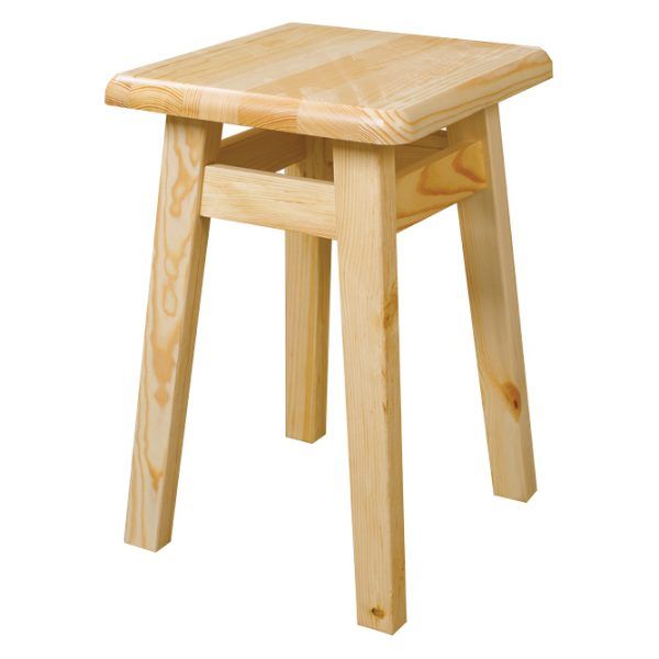 eoshop Drevená stolička KT248, v45, borovica (Farba dreva: Šedá)
