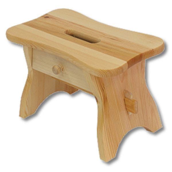 eoshop Drevená stolička KT255, v25, borovica (Farba dreva: Prírodná (lakovaná))