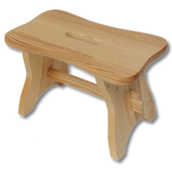 eoshop Drevená stolička KT256, v25, borovica (Farba dreva: Orech)