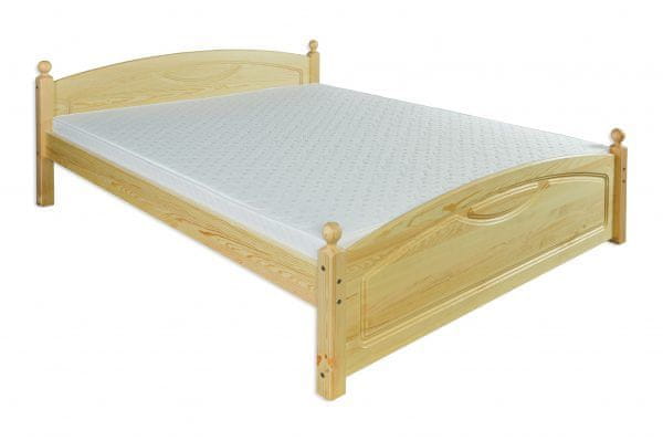 eoshop Drevená posteľ LK103, 180x200, borovica (Farba dreva: Šedá)