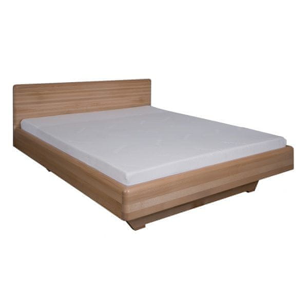 eoshop Drevená posteľ LK110, 120x200, buk (Farba dreva: Prírodná (lakovaná))