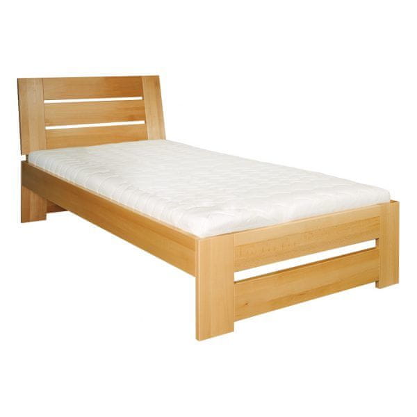 eoshop Drevená posteľ LK182, 90x200, buk (Farba dreva: Orech)