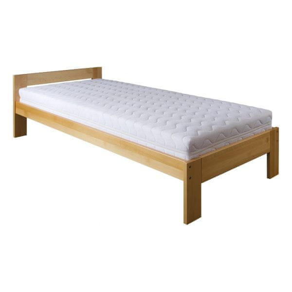 eoshop Drevená posteľ LK184, 80x200, buk (Farba dreva: Orech)
