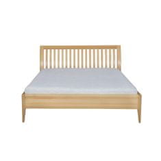 eoshop Drevená posteľ LK191, 140x200, buk (Farba dreva: Prírodná (lakovaná))