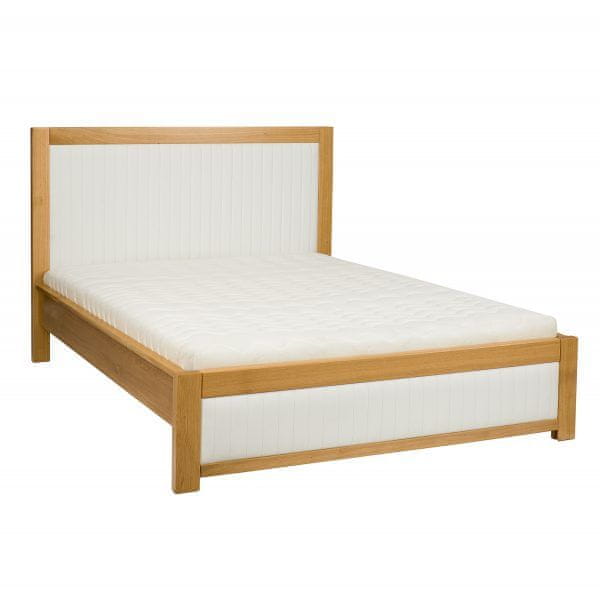 eoshop Čalúnená posteľ LK114/II, 120x200, buk (Farba dreva: Prírodná (lakovaná))