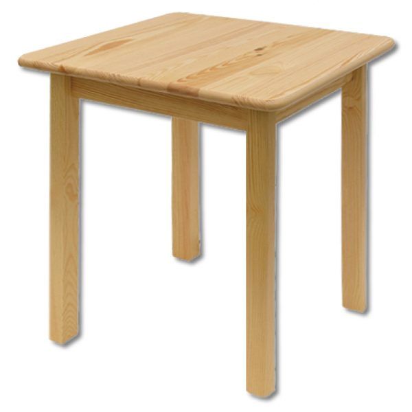 eoshop Jedálenský stôl ST108, 75x75x75, borovica (Dĺžka: 75, Farba dreva: Dub)