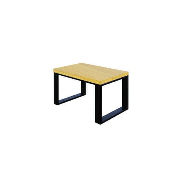 eoshop Konferenčný stôl ST374, 120x45x80, dub/kov (Dĺžka: 80, Doska stola: 4, Farba dreva: Medová)