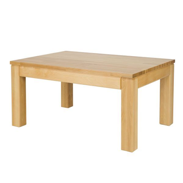 eoshop Konferenčný stôl ST175, 120x50x80, buk (Dĺžka: 80, Doska stola: 4, Farba dreva: Surová bez morenia), Hrana stola: S3)