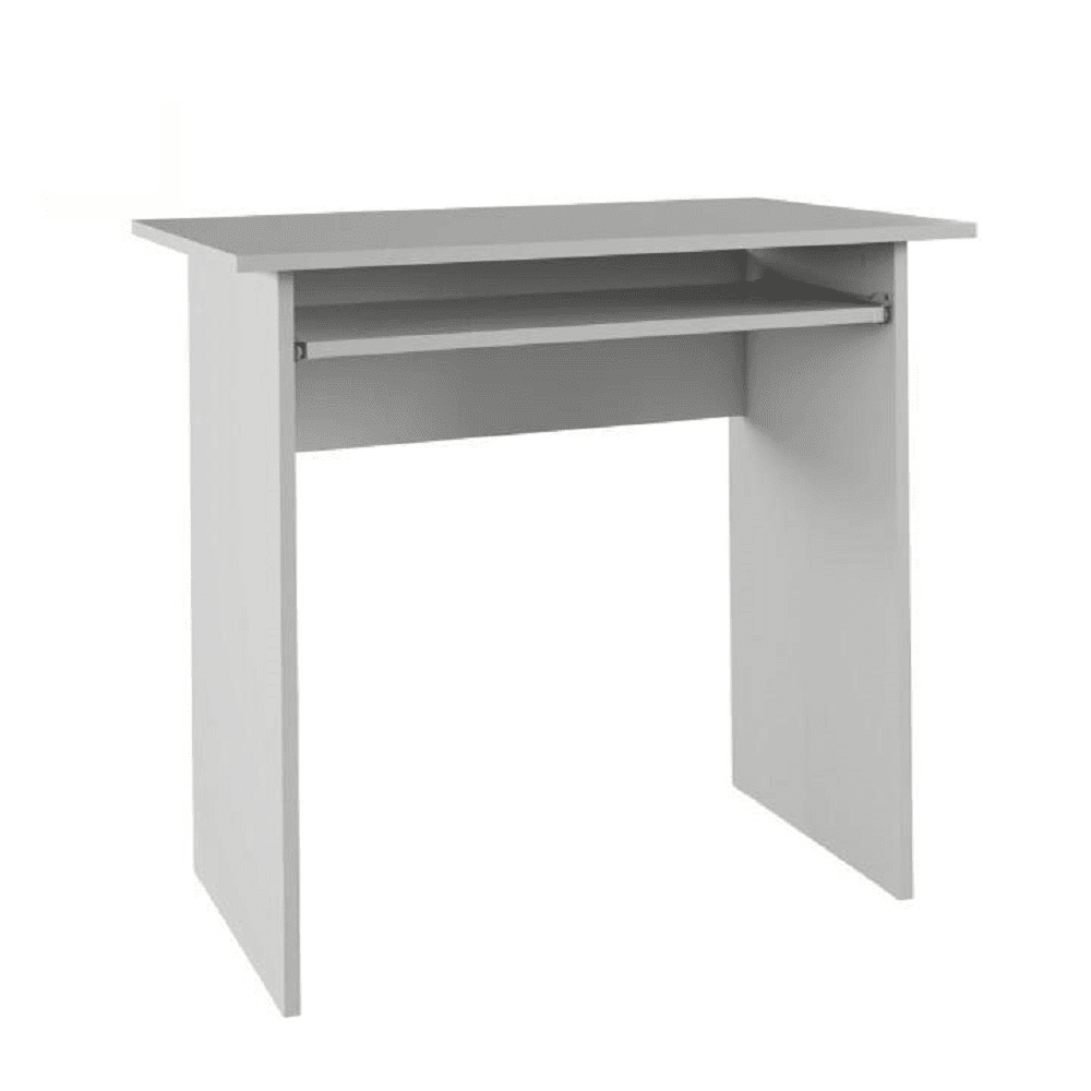KONDELA PC stôl, biela, VERNER NEW