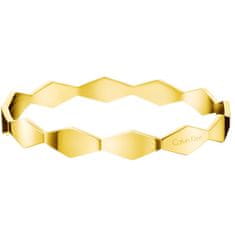 Calvin Klein Pevný zlatý náramok Snake KJ5DJD1001 (Rozmer 6 cm - XS)