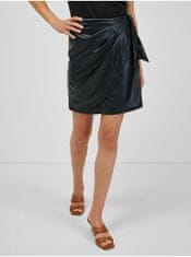 Guess Čierna koženková sukňa Guess Carine XS