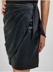 Guess Čierna koženková sukňa Guess Carine XS