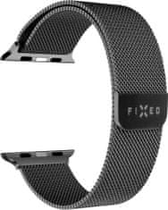 FIXED síťovaný nerezový řemínek Mesh Strap pro Apple Watch 38/40/41mm, čierna