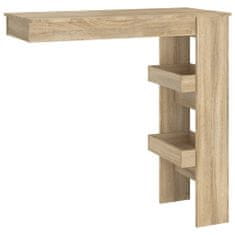 Vidaxl Barový stôl, sonoma, 102x45x103,5 cm, materiál na báze dreva