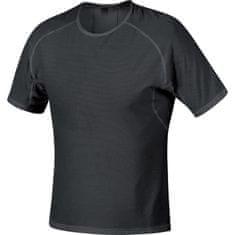 Gore Tričko M Base Layer - pánske, krátke, čierna - veľkosť S