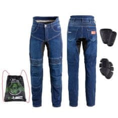 W-TEC Pánske moto jeansy Biterillo Farba modrá, Veľkosť S
