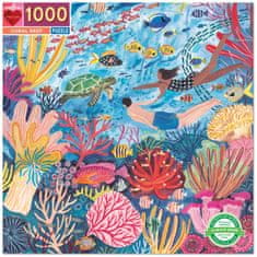 eeBoo Štvorcové puzzle Koralový útes 1000 dielikov