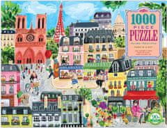eeBoo Puzzle Deň v Paríži 1000 dielikov