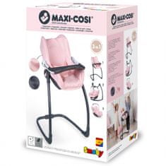 Smoby Maxi Cosy Quinny 3-v-1 Kŕmna stolička pre bábiku Hojdacia stolička