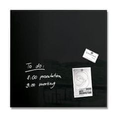 Sigel Magnetická sklenená tabuľa "Artverum", čierna, 48 x 48 x 1,5 cm, GL110