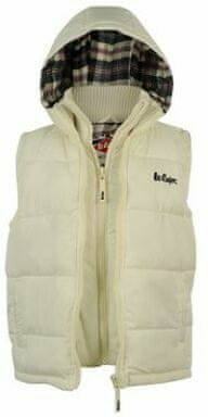 Lee Cooper - Two Zips Gilet Girls - Off White - 9-10 (MG)