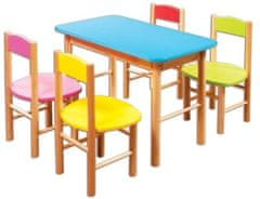eoshop Detská farebná stolička AD251 (Farba: Ružová)