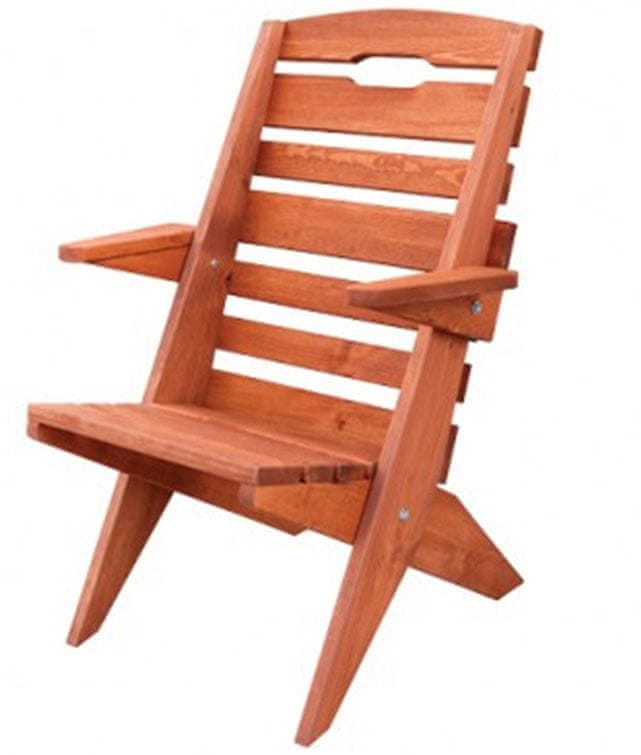 eoshop Záhradná stolička MO108 (Farba dreva: surové drevo)
