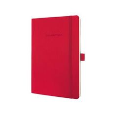 Sigel Exkluzívny zápisník "Conceptum", červená, A5, linajkový, 97 listov, mäkké dosky, CO325