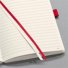 Sigel Exkluzívny zápisník "Conceptum", červená, A5, linajkový, 97 listov, mäkké dosky, CO325