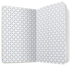 Sigel Exkluzívny zápisník "Jolie", Glacier Grey, 135 x 203 mm, linajkový, 87 listov, tvrdé dosky, JN127