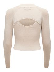 Jacqueline de Yong Dámske tričko JDYSIBBA 15265089 Beige (Veľkosť XL)