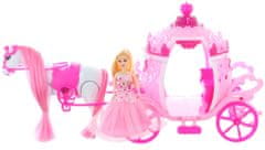 Lamps Kočiar ružový pre bábiky na batérie