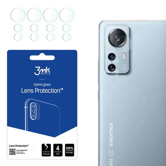 3MK 4x Sklo na kameru 3mk pre Xiaomi 12 Lite - Transparentná KP20548
